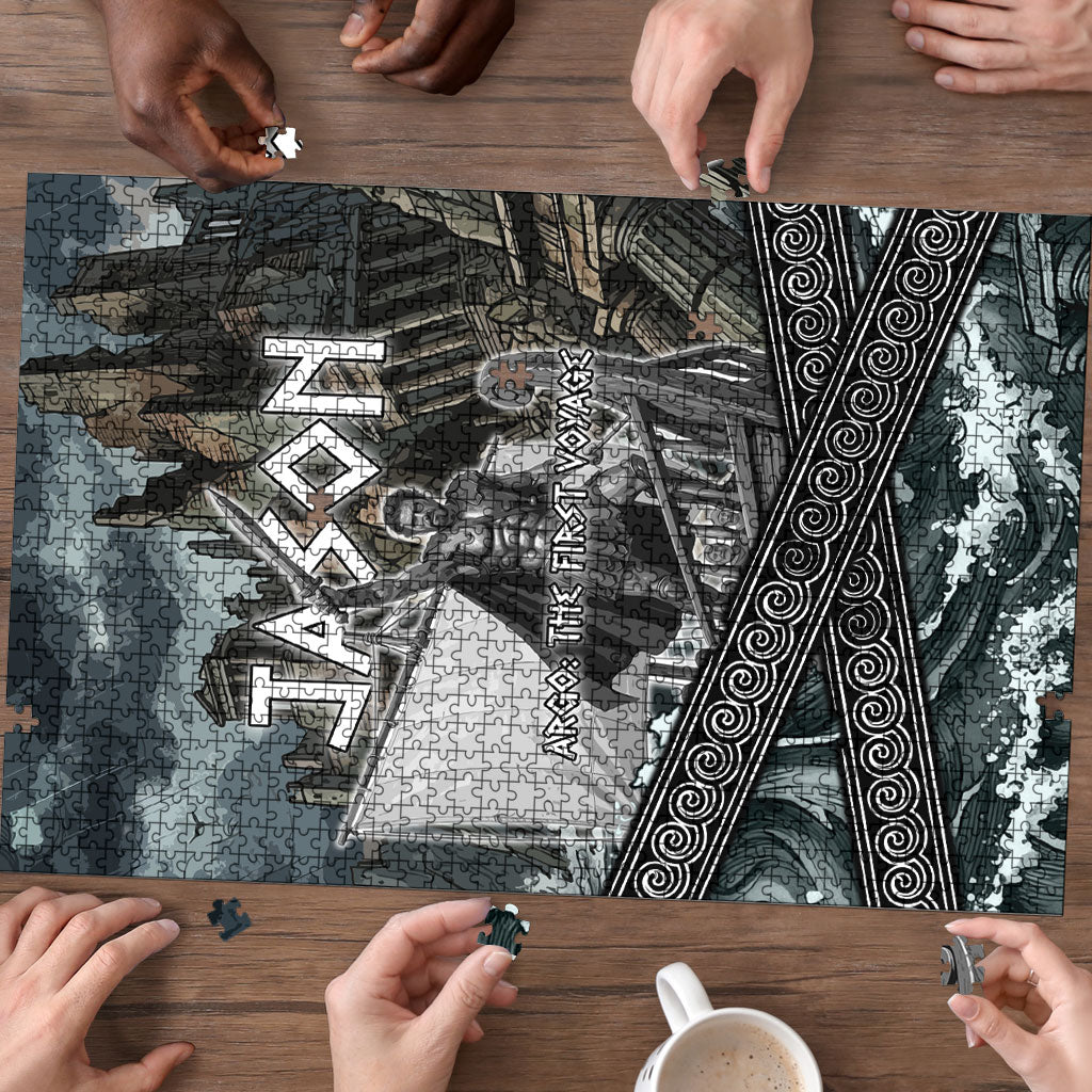 Jason Argo The First Voyage Puzzle Ancient Greek Mythology Heroic Warrior Dragon Battle