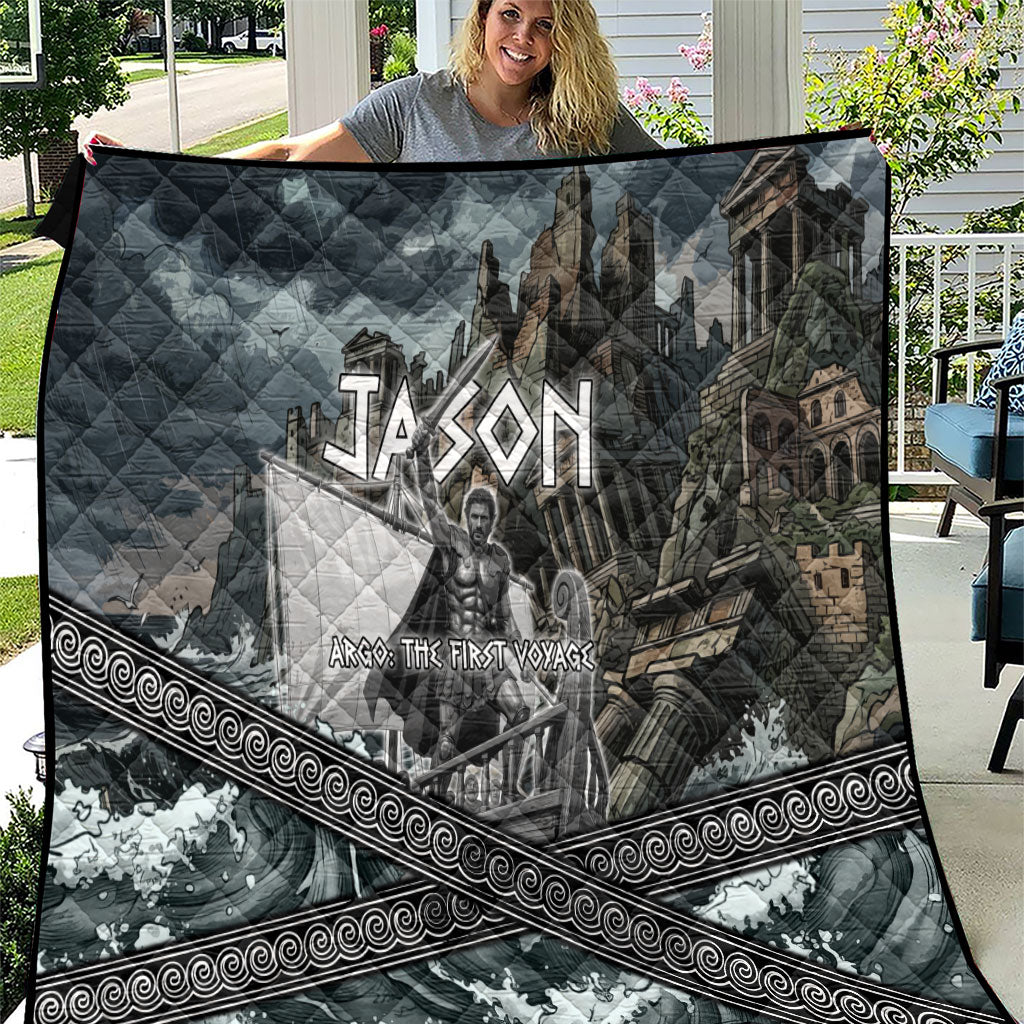 Jason Argo The First Voyage Quilt Ancient Greek Mythology Heroic Warrior Dragon Battle
