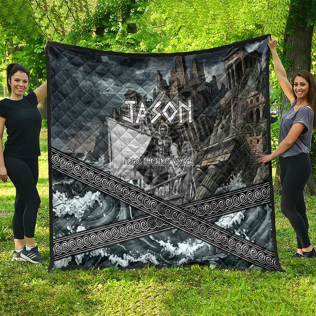 Jason Argo The First Voyage Quilt Ancient Greek Mythology Heroic Warrior Dragon Battle