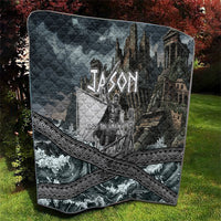 Jason Argo The First Voyage Quilt Ancient Greek Mythology Heroic Warrior Dragon Battle