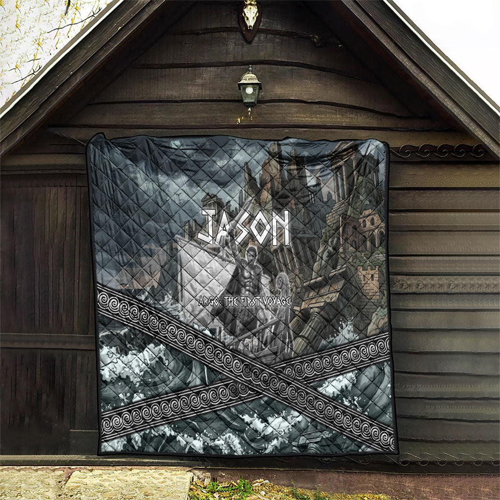 Jason Argo The First Voyage Quilt Ancient Greek Mythology Heroic Warrior Dragon Battle
