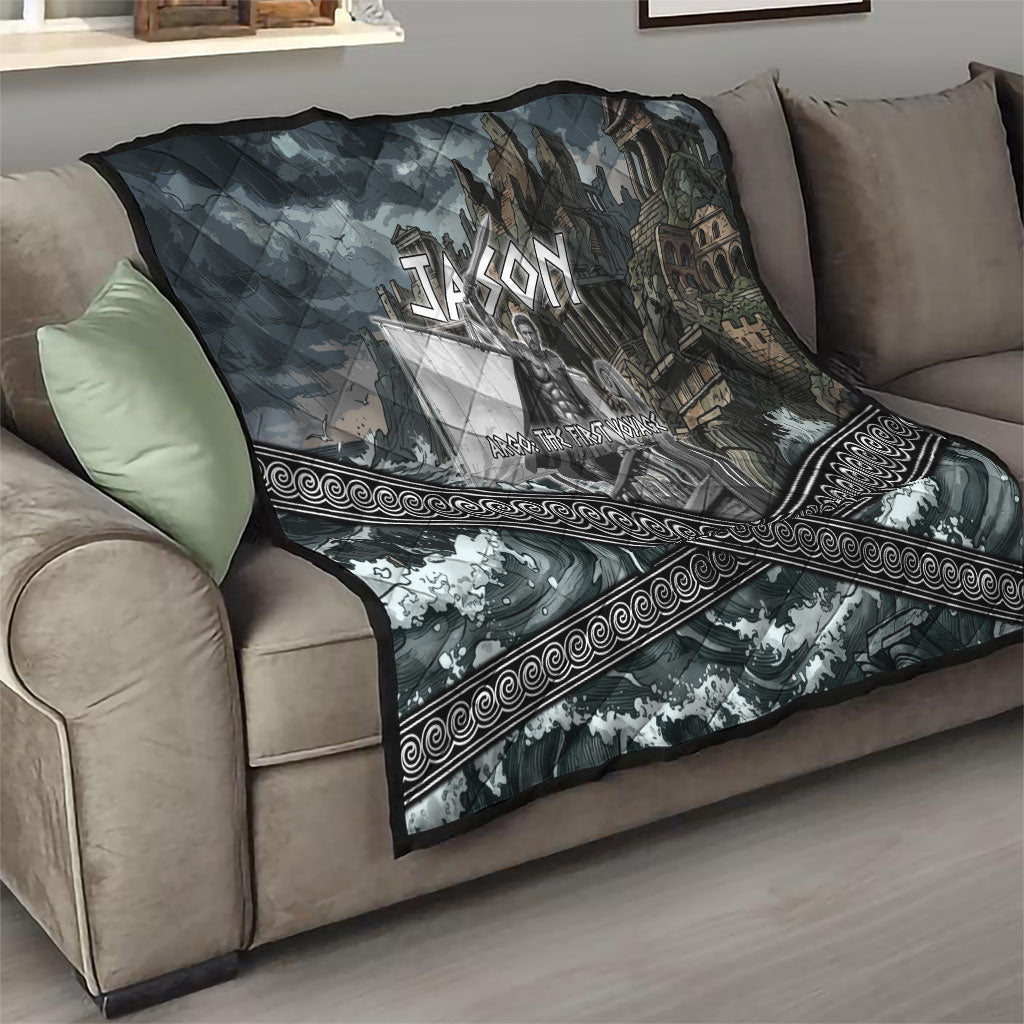 Jason Argo The First Voyage Quilt Ancient Greek Mythology Heroic Warrior Dragon Battle