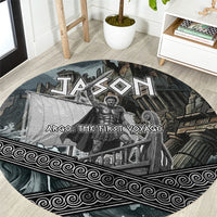 Jason Argo The First Voyage Round Carpet Ancient Greek Mythology Heroic Warrior Dragon Battle