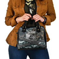 Jason Argo The First Voyage Shoulder Handbag Ancient Greek Mythology Heroic Warrior Dragon Battle