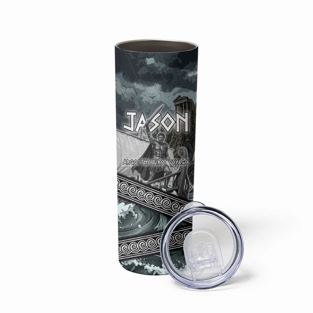 Jason Argo The First Voyage Skinny Tumbler Ancient Greek Mythology Heroic Warrior Dragon Battle