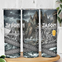 Jason Argo The First Voyage Skinny Tumbler Ancient Greek Mythology Heroic Warrior Dragon Battle