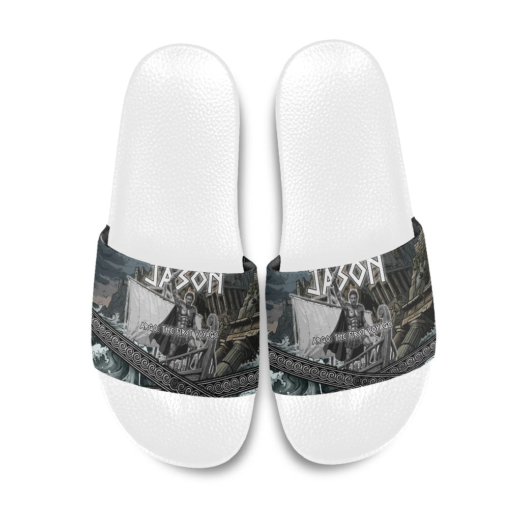Jason Argo The First Voyage Slide Sandals Ancient Greek Mythology Heroic Warrior Dragon Battle