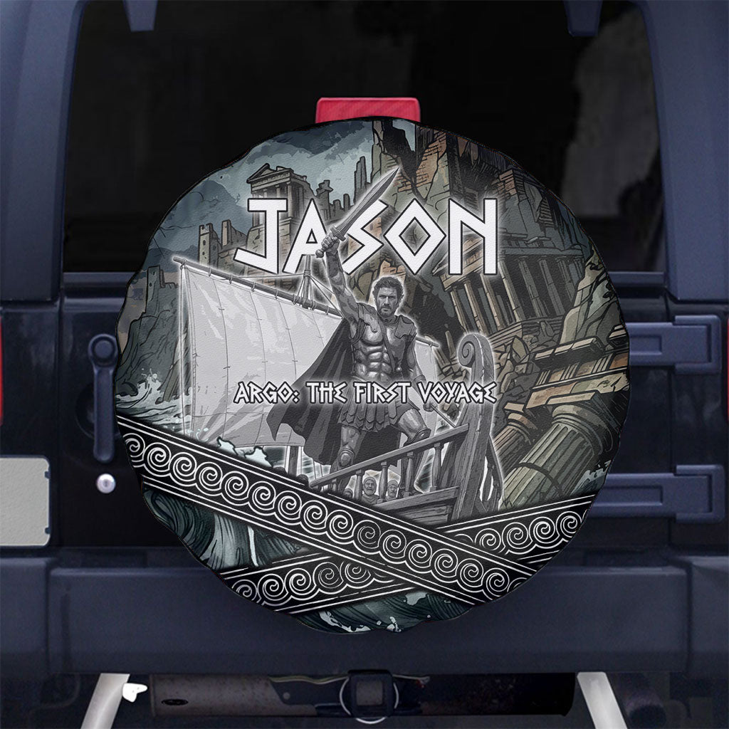 Jason Argo The First Voyage Spare Tire Cover Ancient Greek Mythology Heroic Warrior Dragon Battle