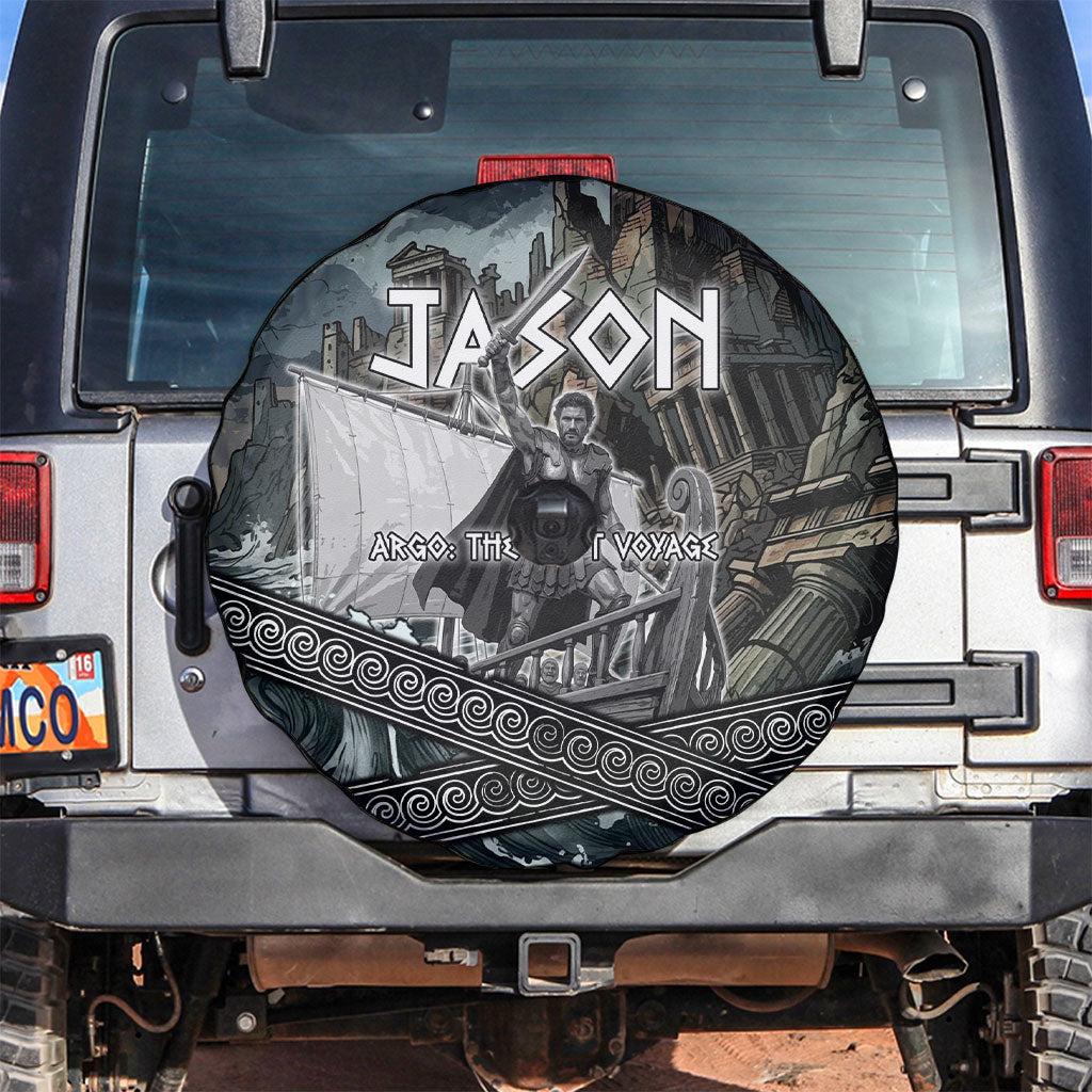 Jason Argo The First Voyage Spare Tire Cover Ancient Greek Mythology Heroic Warrior Dragon Battle