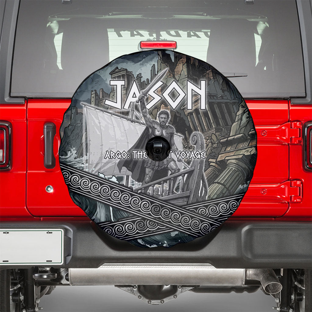 Jason Argo The First Voyage Spare Tire Cover Ancient Greek Mythology Heroic Warrior Dragon Battle