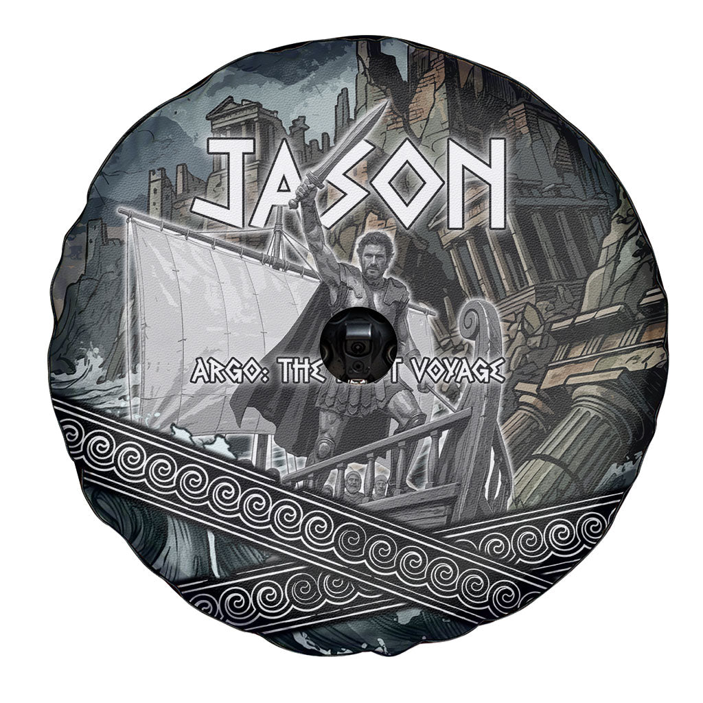 Jason Argo The First Voyage Spare Tire Cover Ancient Greek Mythology Heroic Warrior Dragon Battle