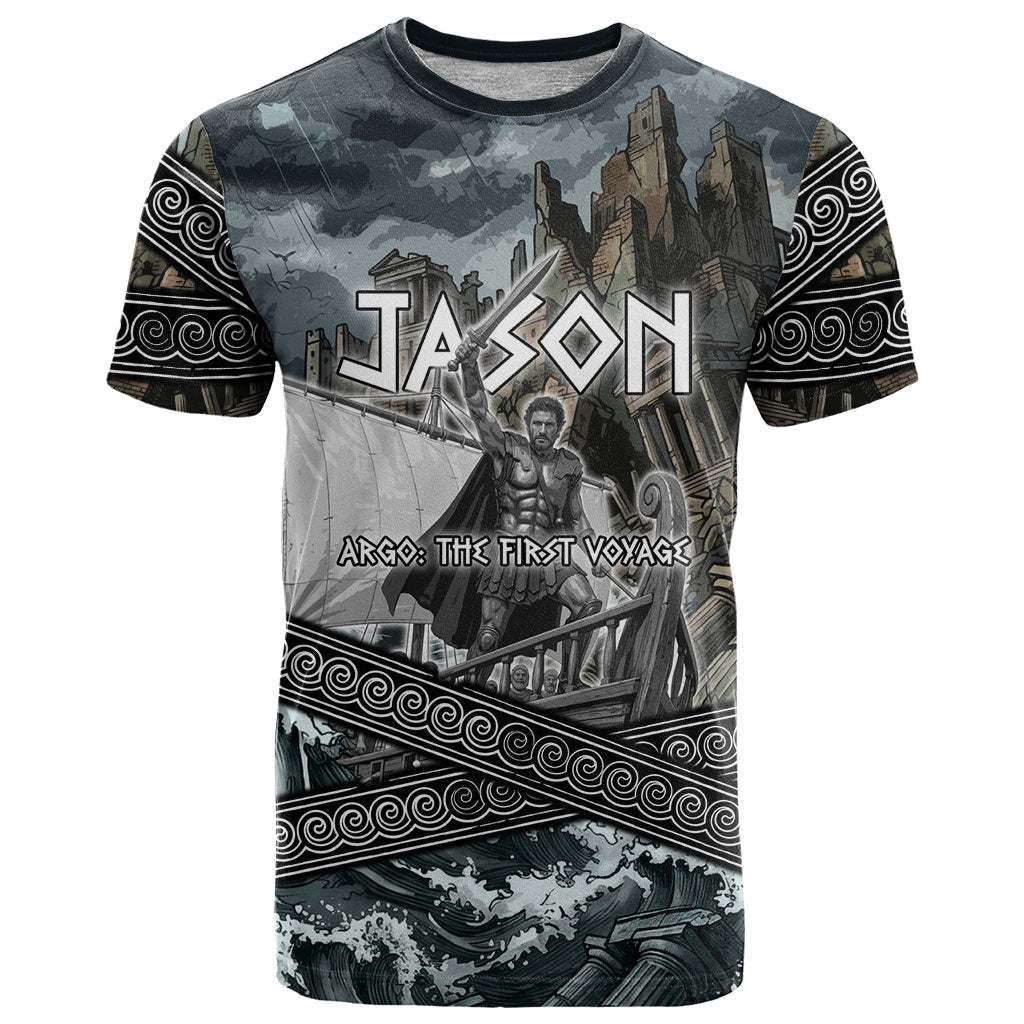 Jason Argo The First Voyage T Shirt Ancient Greek Mythology Heroic Warrior Dragon Battle