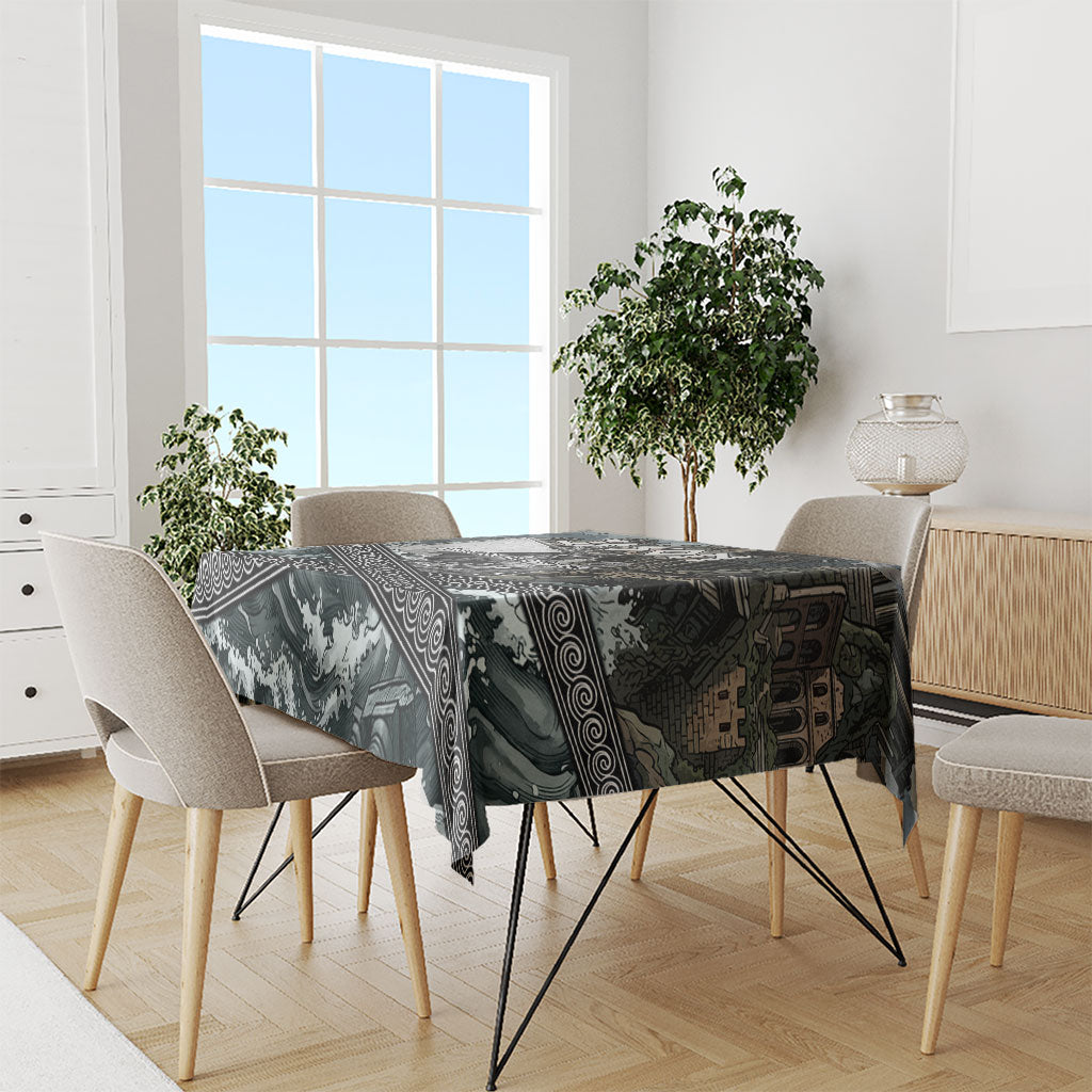 Jason Argo The First Voyage Tablecloth Ancient Greek Mythology Heroic Warrior Dragon Battle