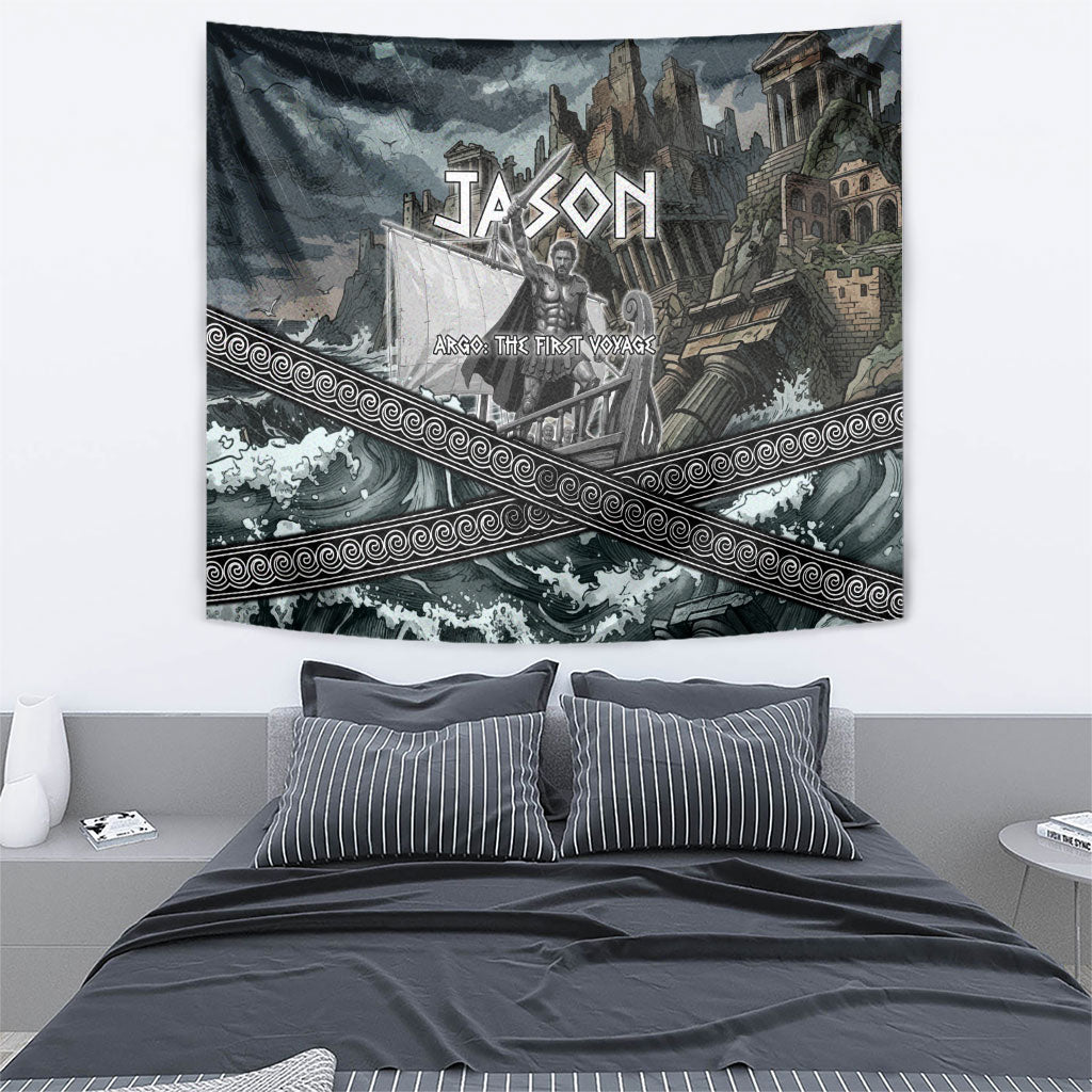 Jason Argo The First Voyage Tapestry Ancient Greek Mythology Heroic Warrior Dragon Battle