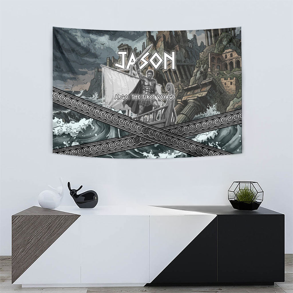 Jason Argo The First Voyage Tapestry Ancient Greek Mythology Heroic Warrior Dragon Battle