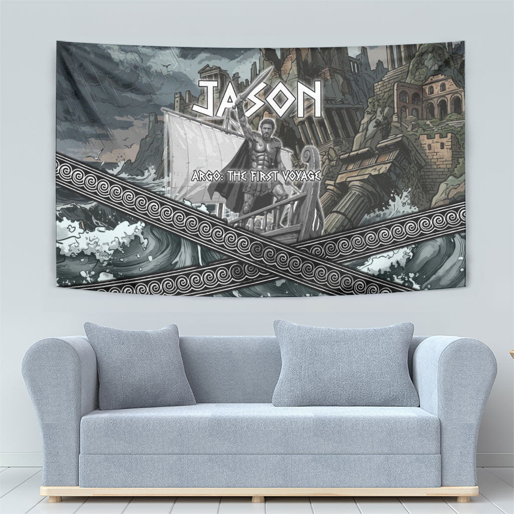 Jason Argo The First Voyage Tapestry Ancient Greek Mythology Heroic Warrior Dragon Battle