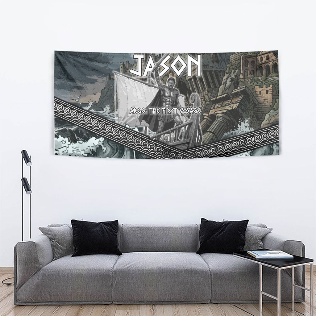 Jason Argo The First Voyage Tapestry Ancient Greek Mythology Heroic Warrior Dragon Battle