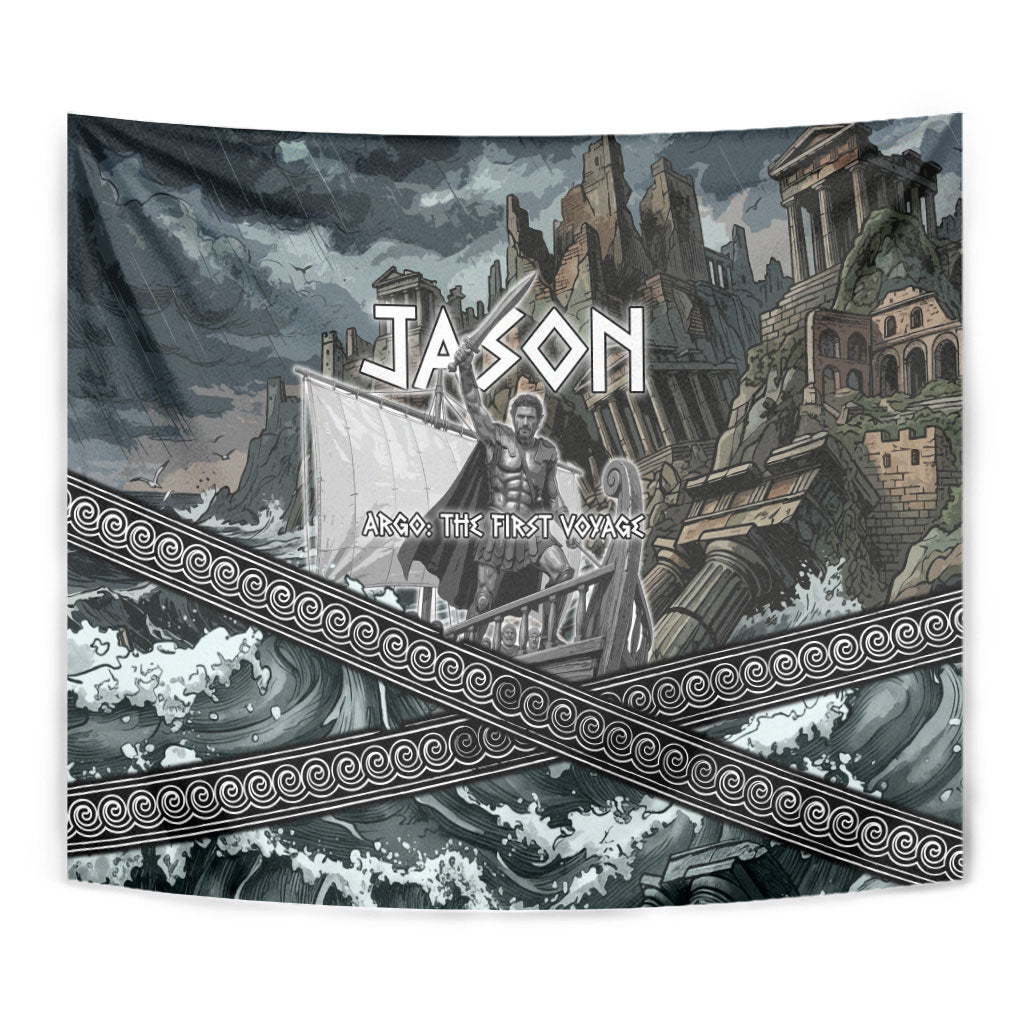 Jason Argo The First Voyage Tapestry Ancient Greek Mythology Heroic Warrior Dragon Battle