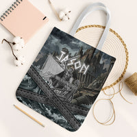 Jason Argo The First Voyage Tote Bag Ancient Greek Mythology Heroic Warrior Dragon Battle