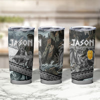 Jason Argo The First Voyage Tumbler Cup Ancient Greek Mythology Heroic Warrior Dragon Battle