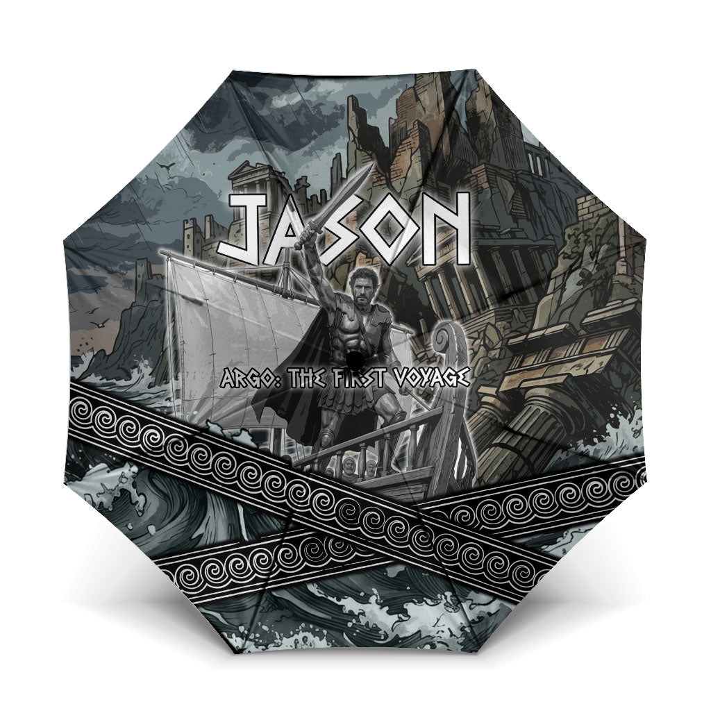 Jason Argo The First Voyage Umbrella Ancient Greek Mythology Heroic Warrior Dragon Battle