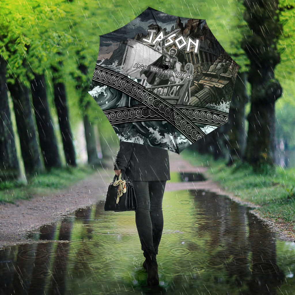 Jason Argo The First Voyage Umbrella Ancient Greek Mythology Heroic Warrior Dragon Battle