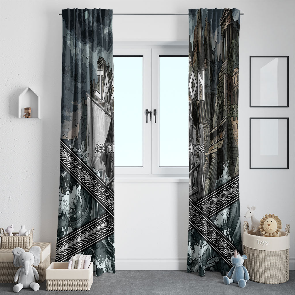 Jason Argo The First Voyage Window Curtain Ancient Greek Mythology Heroic Warrior Dragon Battle
