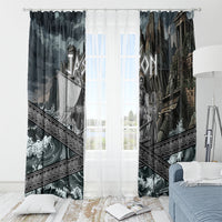 Jason Argo The First Voyage Window Curtain Ancient Greek Mythology Heroic Warrior Dragon Battle