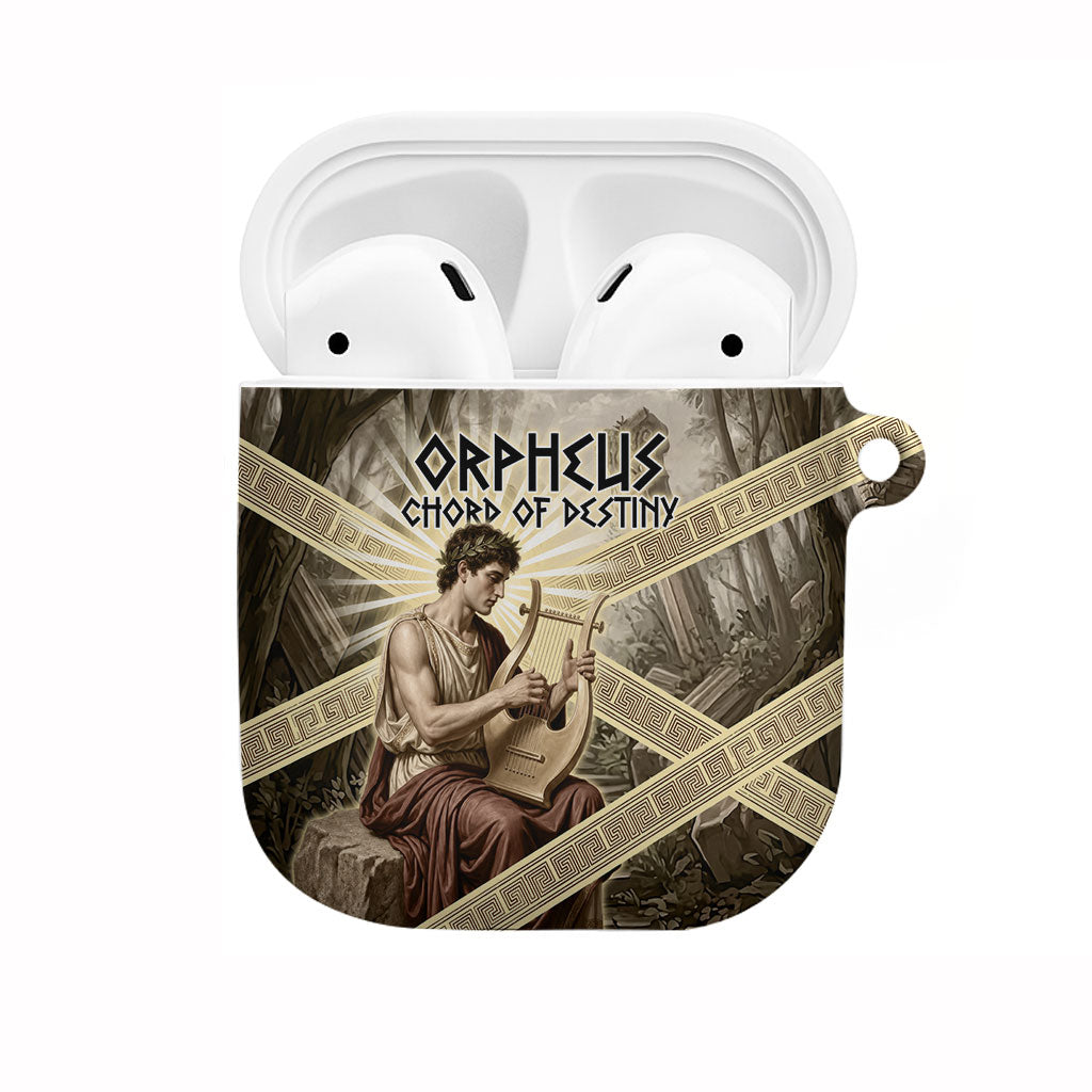 Orpheus Greek Mythology Lyre Musician AirPods Case Vintage Ancient Greek Meander Classical Statue