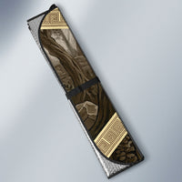 Orpheus Greek Mythology Lyre Musician Auto Sun Shade Vintage Ancient Greek Meander Classical Statue
