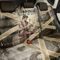 Orpheus Greek Mythology Lyre Musician Back Car Seat Cover Vintage Ancient Greek Meander Classical Statue