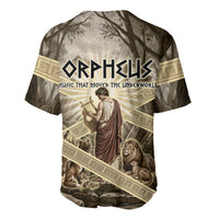 Orpheus Greek Mythology Lyre Musician Baseball Jersey Vintage Ancient Greek Meander Classical Statue