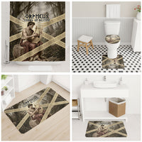 Orpheus Greek Mythology Lyre Musician Bathroom Set Vintage Ancient Greek Meander Classical Statue