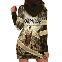 Orpheus Greek Mythology Lyre Musician Hoodie Dress Vintage Ancient Greek Meander Classical Statue