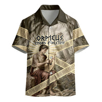 Orpheus Greek Mythology Lyre Musician Kid Hawaiian Shirt Vintage Ancient Greek Meander Classical Statue