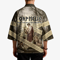 Orpheus Greek Mythology Lyre Musician Kimono Vintage Ancient Greek Meander Classical Statue