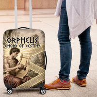 Orpheus Greek Mythology Lyre Musician Luggage Cover Vintage Ancient Greek Meander Classical Statue