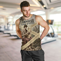 Orpheus Greek Mythology Lyre Musician Men Tank Top Vintage Ancient Greek Meander Classical Statue