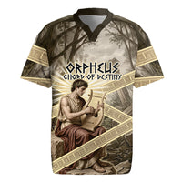 Orpheus Greek Mythology Lyre Musician Rugby Jersey Vintage Ancient Greek Meander Classical Statue