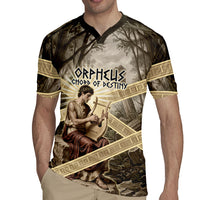 Orpheus Greek Mythology Lyre Musician Rugby Jersey Vintage Ancient Greek Meander Classical Statue