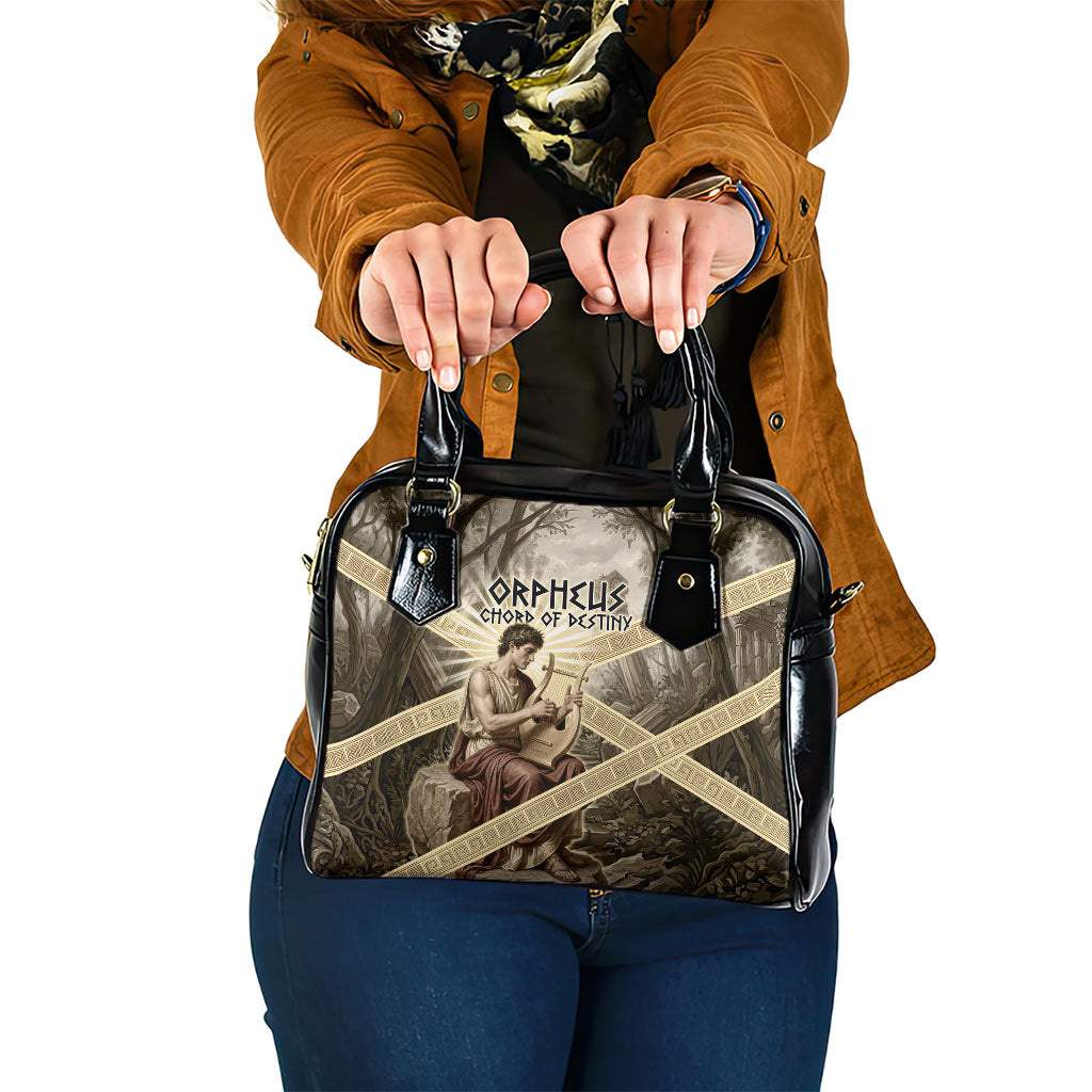 Orpheus Greek Mythology Lyre Musician Shoulder Handbag Vintage Ancient Greek Meander Classical Statue