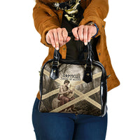 Orpheus Greek Mythology Lyre Musician Shoulder Handbag Vintage Ancient Greek Meander Classical Statue