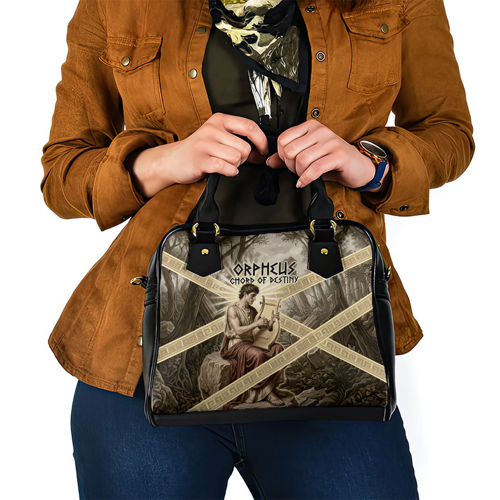 Orpheus Greek Mythology Lyre Musician Shoulder Handbag Vintage Ancient Greek Meander Classical Statue