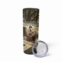 Orpheus Greek Mythology Lyre Musician Skinny Tumbler Vintage Ancient Greek Meander Classical Statue