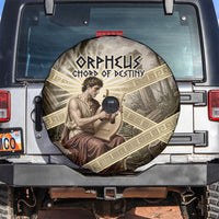 Orpheus Greek Mythology Lyre Musician Spare Tire Cover Vintage Ancient Greek Meander Classical Statue