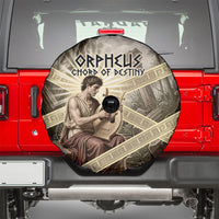 Orpheus Greek Mythology Lyre Musician Spare Tire Cover Vintage Ancient Greek Meander Classical Statue