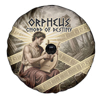 Orpheus Greek Mythology Lyre Musician Spare Tire Cover Vintage Ancient Greek Meander Classical Statue