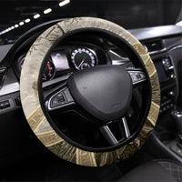 Orpheus Greek Mythology Lyre Musician Steering Wheel Cover Vintage Ancient Greek Meander Classical Statue