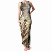 Orpheus Greek Mythology Lyre Musician Tank Maxi Dress Vintage Ancient Greek Meander Classical Statue