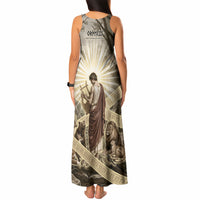 Orpheus Greek Mythology Lyre Musician Tank Maxi Dress Vintage Ancient Greek Meander Classical Statue